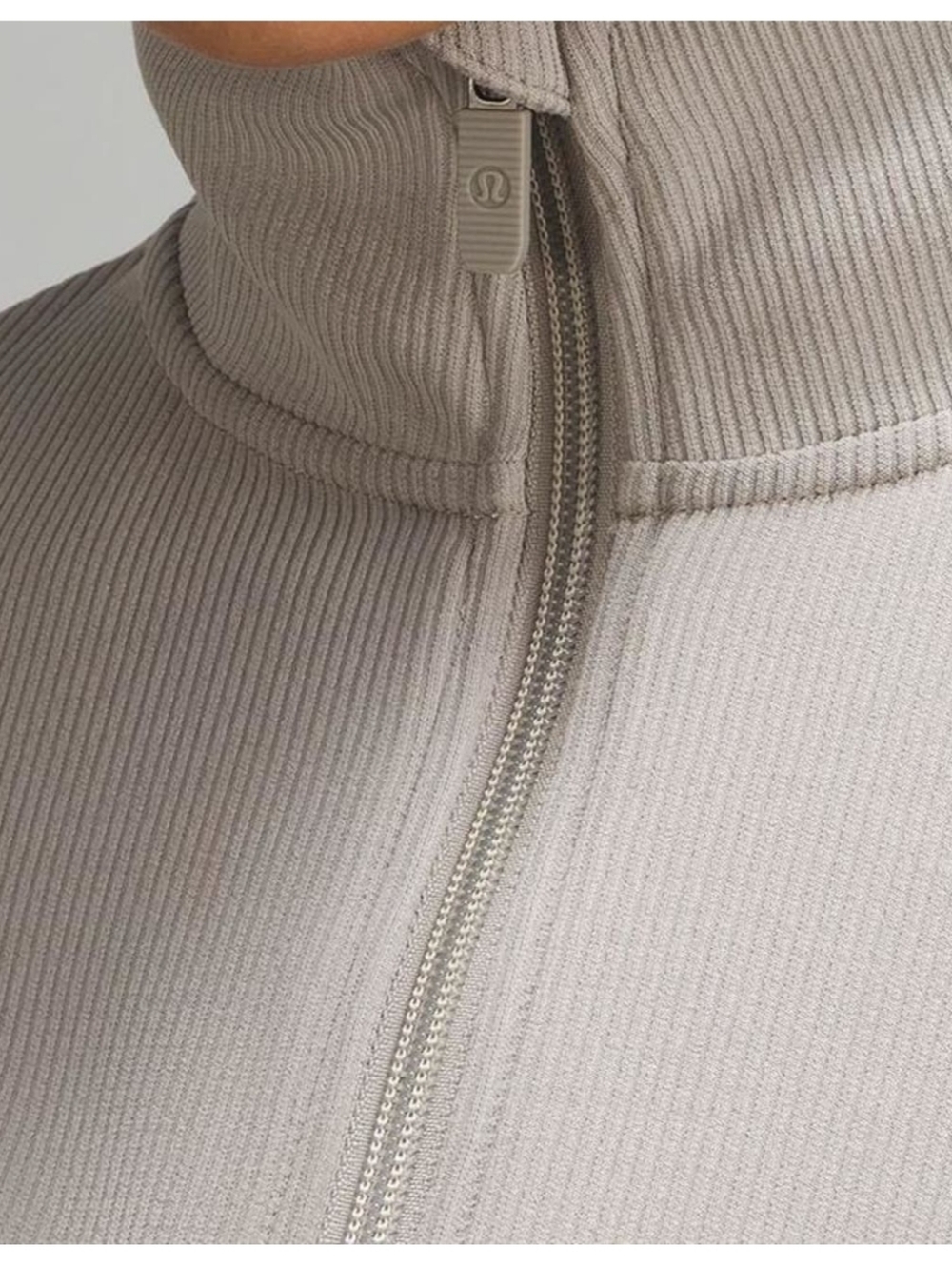 $118 Lululemon Brushed Softstreme Half Zip Pullover Size 6 - Picture 4 of 15